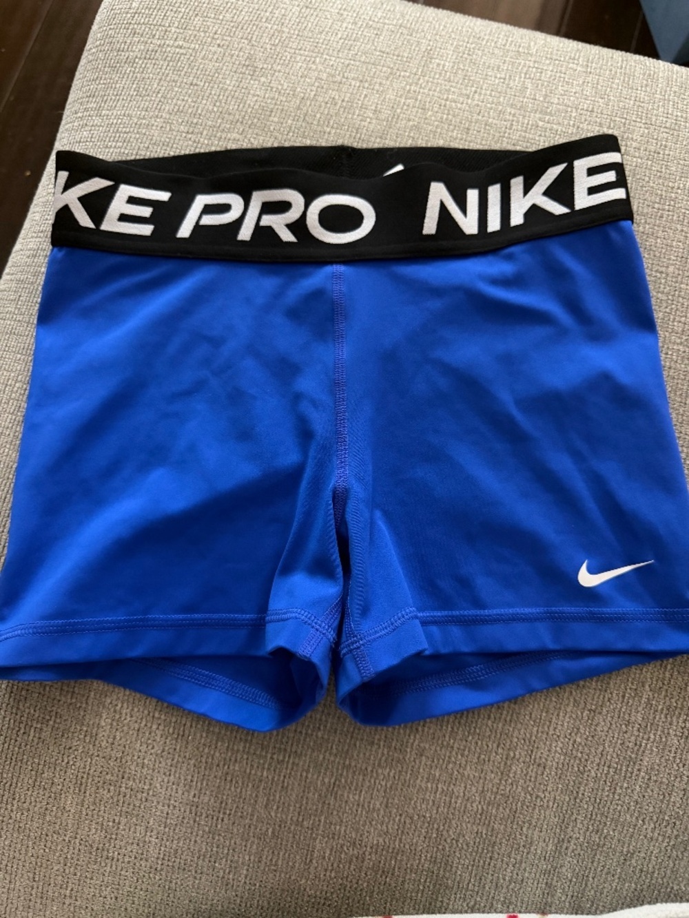 Nike Pro 365 Dri-FIT Compression Shorts 5” Blue Women